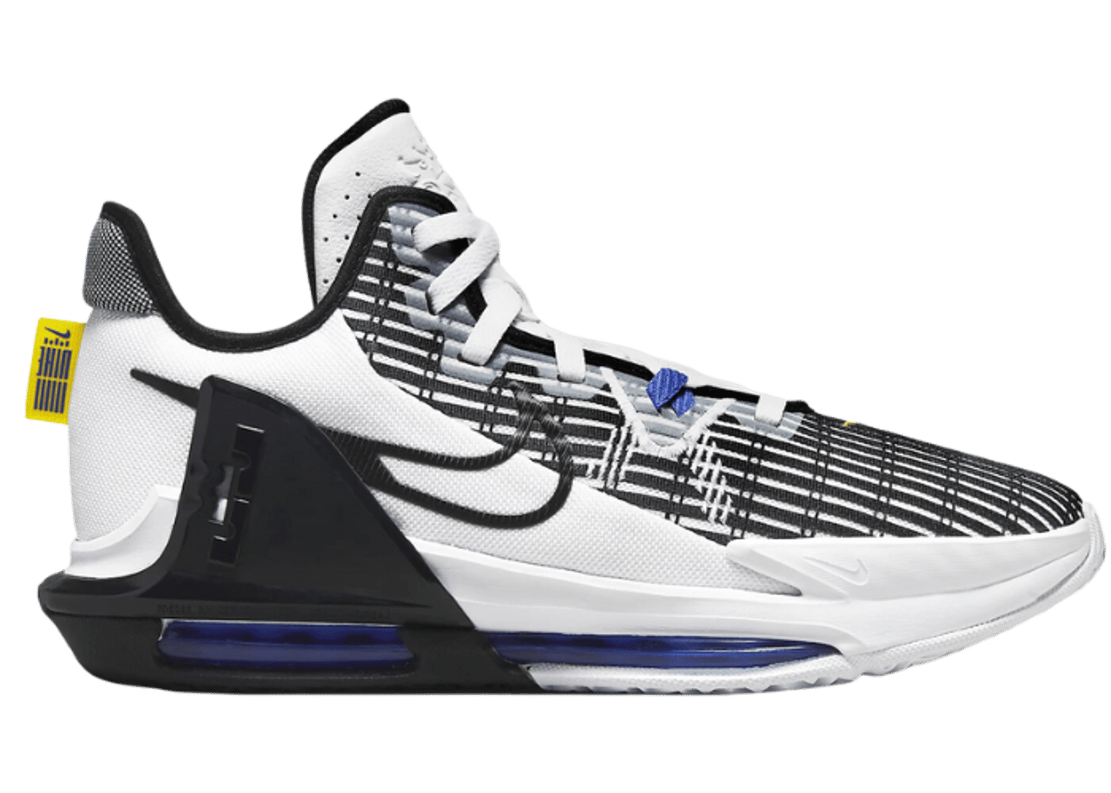 Nike LeBron Witness 6 White Persian Purple Shock Yellow