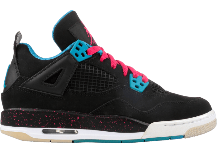 Air Jordan 4 Retro Black Vivid Pink Dynamic Blue (GS)