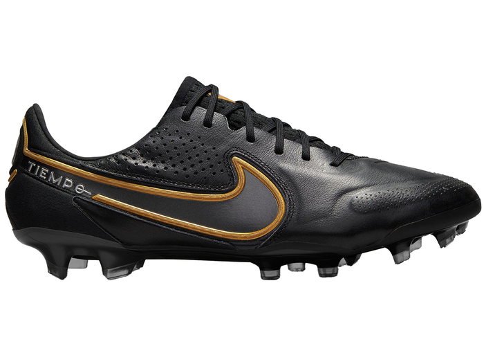 Nike Tiempo Legend 9 Elite FG Black Metallic Gold - CZ8482-007