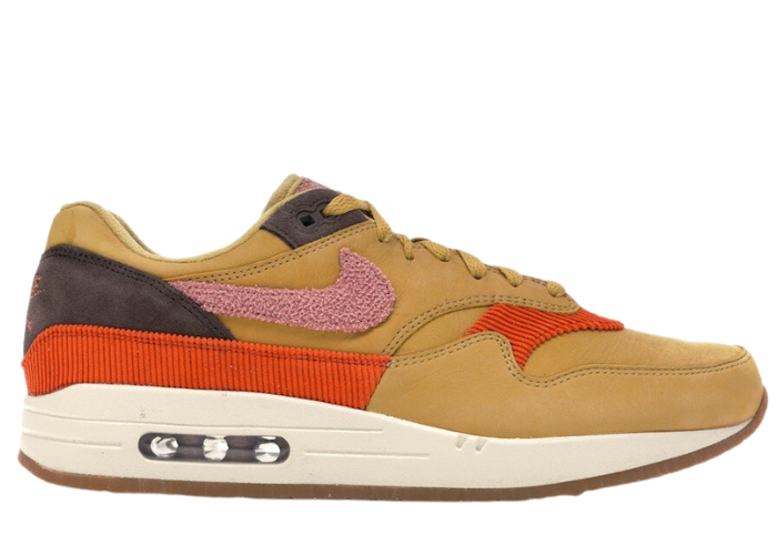 Nike Air Max 1 Crepe Wheat Gold Rust Pink