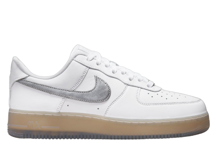 Nike Air Force 1 Low Premium White Metallic Silver