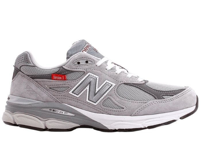 スニーカー New Balance 990vs3 Made in USA Grey - D Standard New Balance 990v3 Made in USA Grey White for Sale