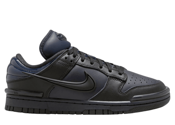 The Nike Dunk Low Twist Is Stealthy in Dark Obsidian and Black