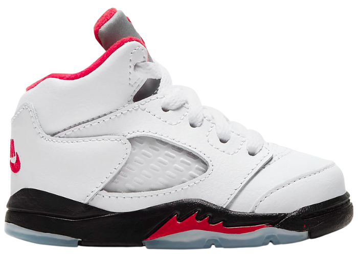 AIr Jordan 5 Retro Fire Red Silver Tongue (2020) (TD)