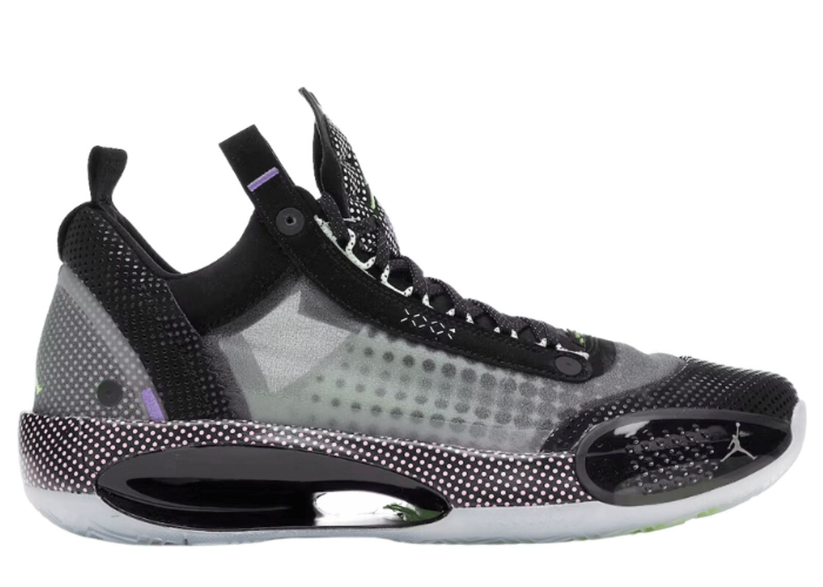 Air Jordan XXXIV Low Black Vapor Green Bleached Coral