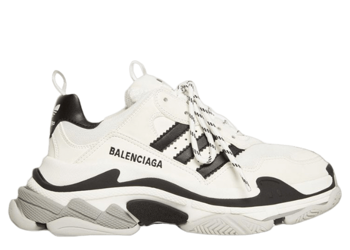 adidas Triple S Balenciaga White Black Raffles & Where to Buy