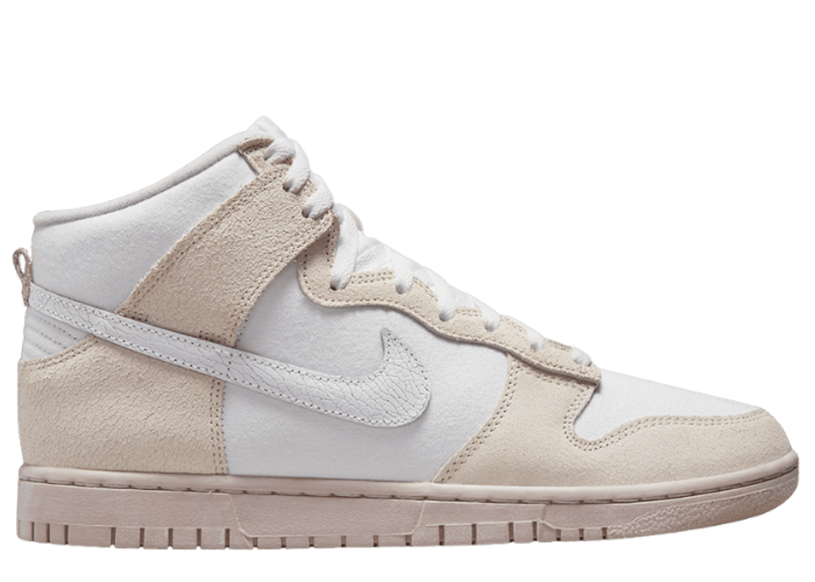 Nike Dunk High EMB Tan White