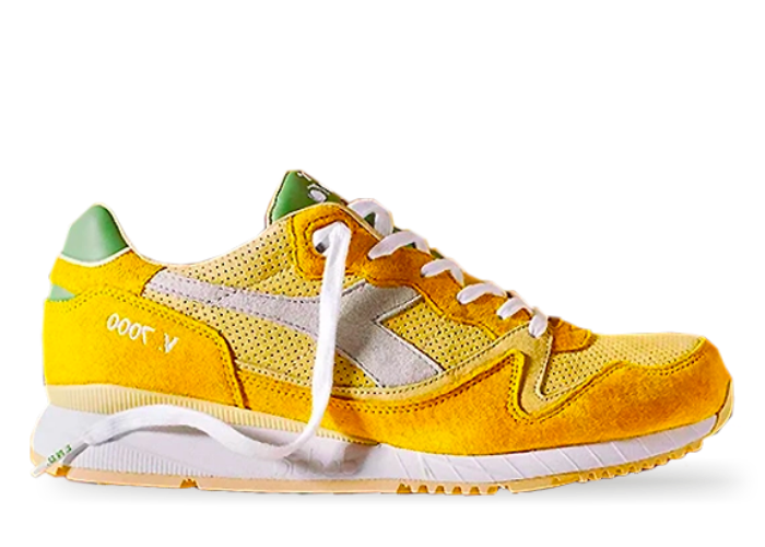 END x Diadora V7000 Limoncello