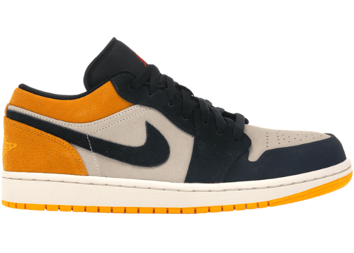 Jordan 1 Low Sail University Gold Black