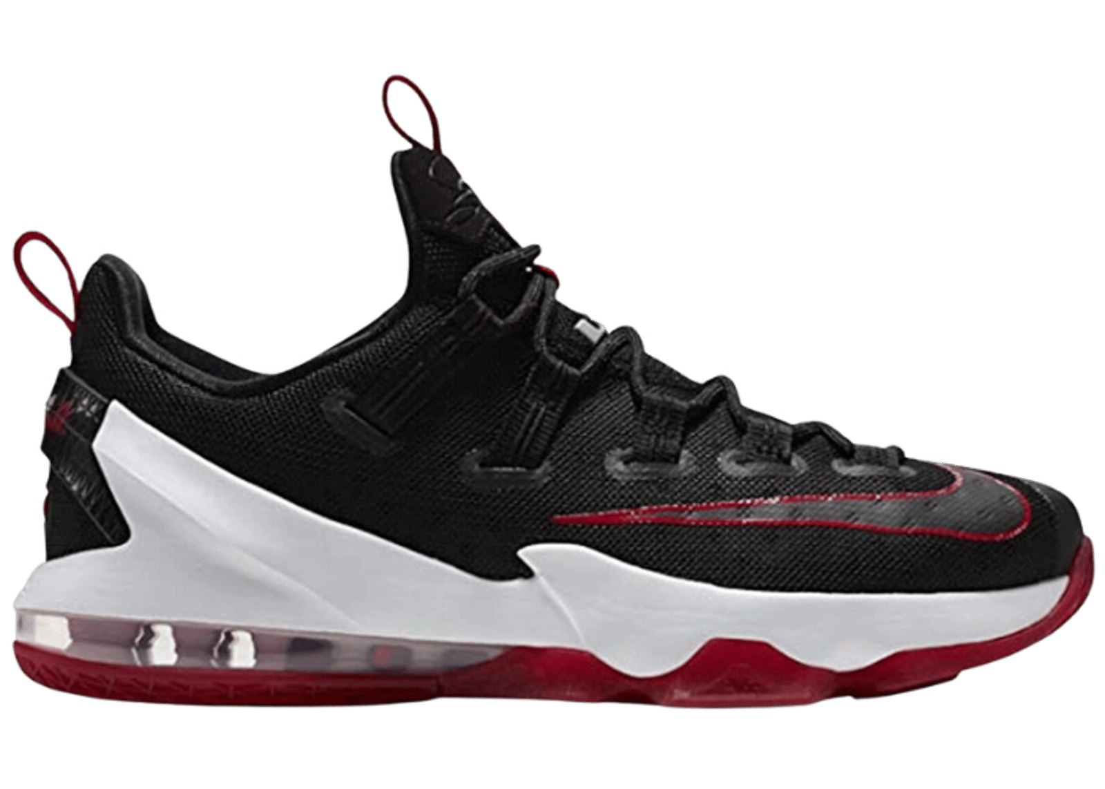 Nike LeBron 13 Low Black Red White