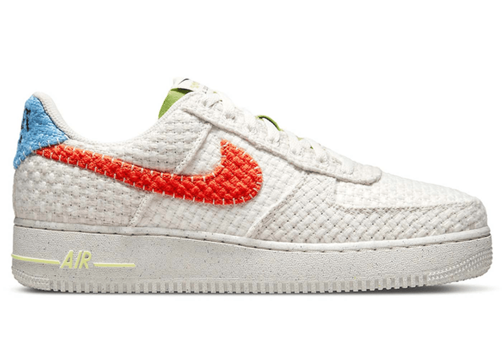 Nike Air Force 1 Low Hemp White Orange University Blue