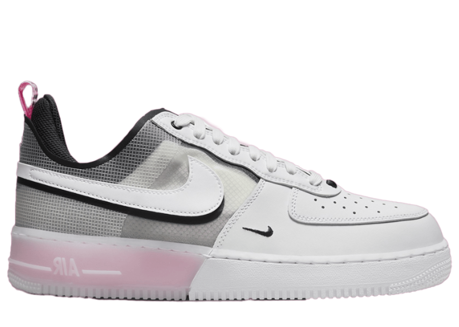 Nike Air Force 1 React White Black Pink Spell