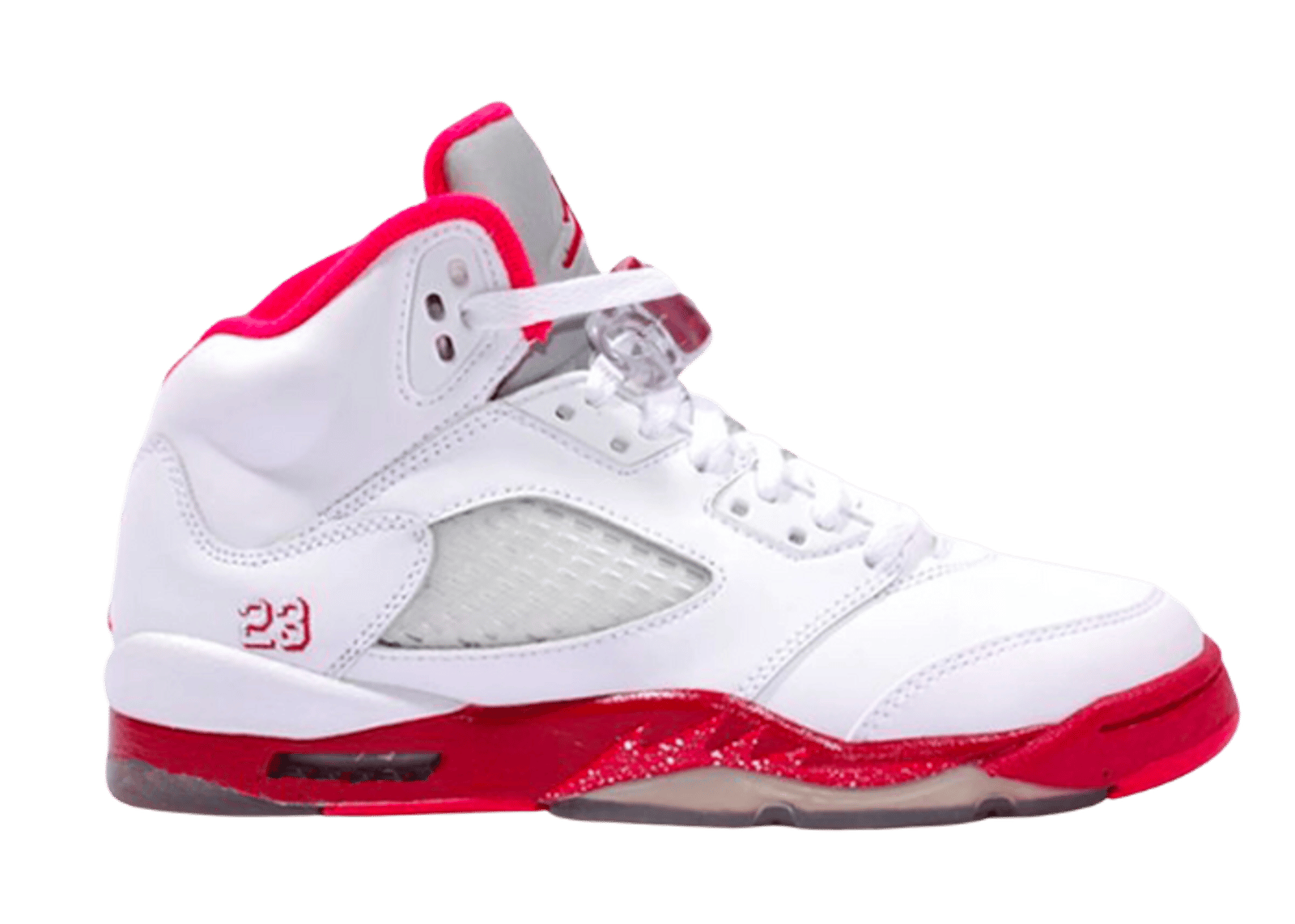 Air  Jordan 5 Retro White Scarlet Fire (GS)