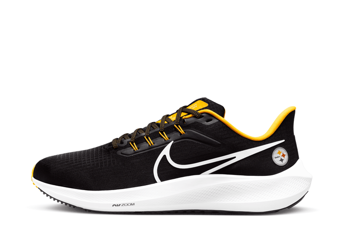 Nike Air Zoom Pegasus 39 Pittsburgh Steelers Running Shoes Sneakers Men\'s 13 Nike Air Zoom Pegasus 39 (NFL Pittsburgh Steelers) Road  main image 2
