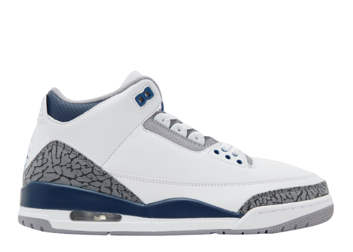 Air Jordan 3 Retro White Midnight Navy