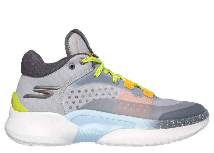 Skechers Basketball SKX Resagrip Gray Yellow