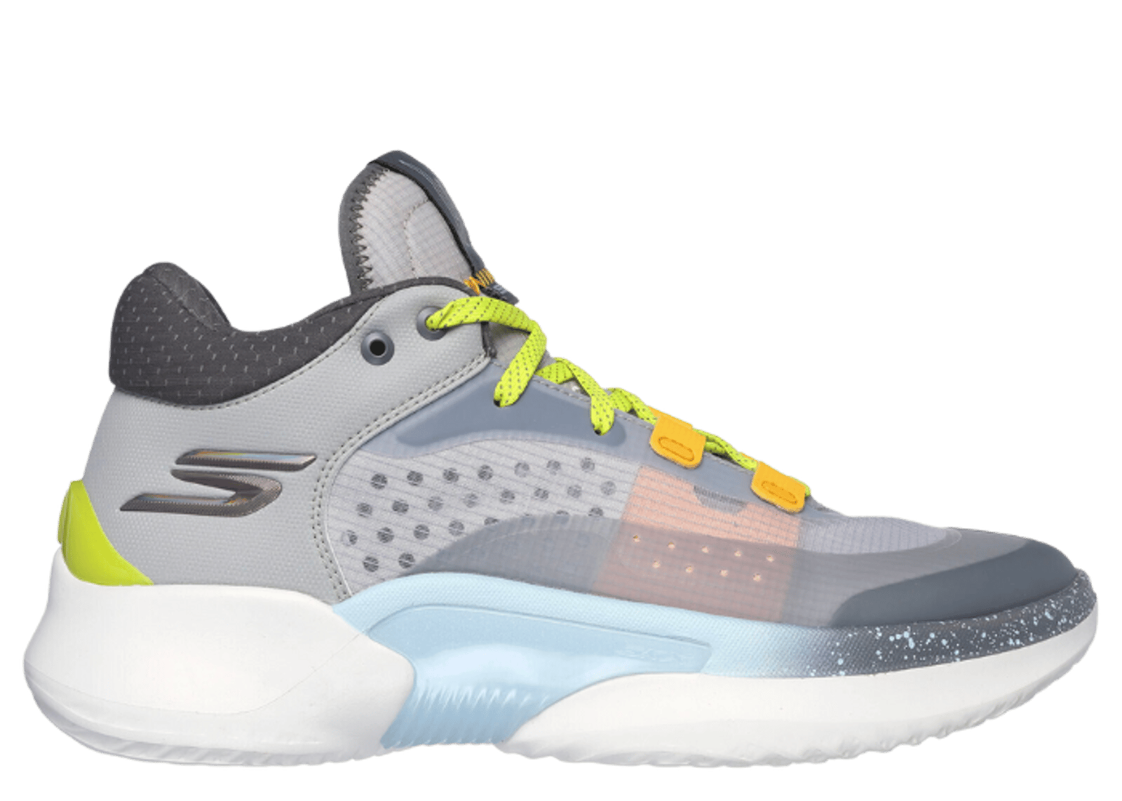 Skechers Basketball SKX Resagrip Gray Yellow