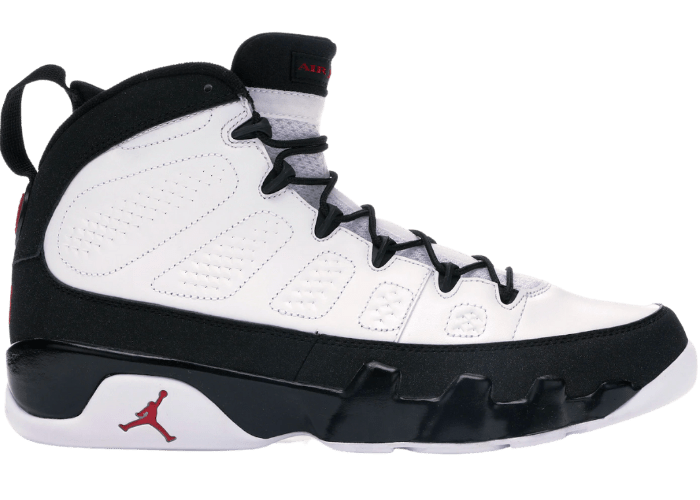 Jordan 9 Retro White Black Red (2010)