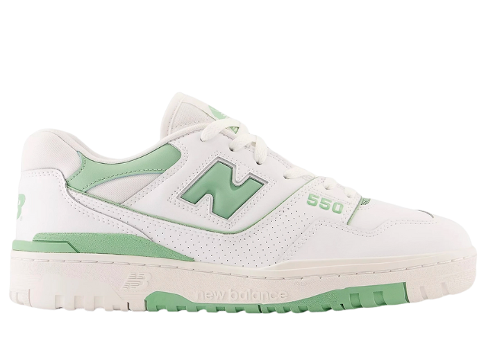 New Balance 550 White Mint Green