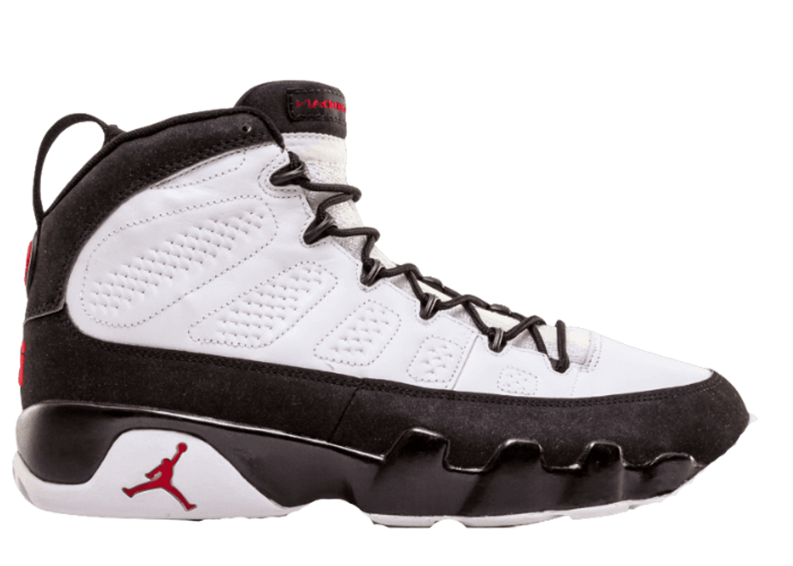 Jordan 9 Retro White Black Red (2002)