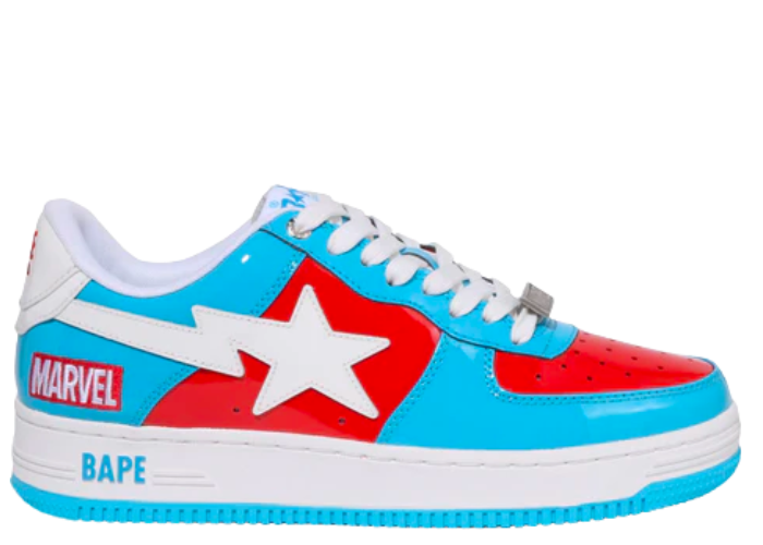 A Bathing Ape BAPESTA Marvel Captain America