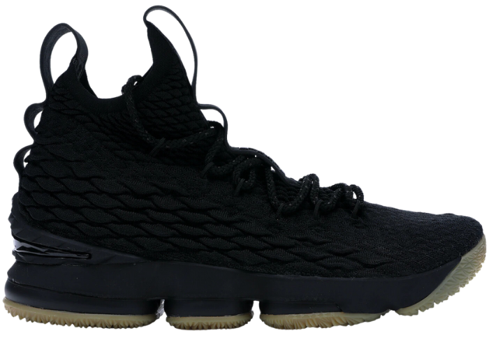 lebron 15 black metallic