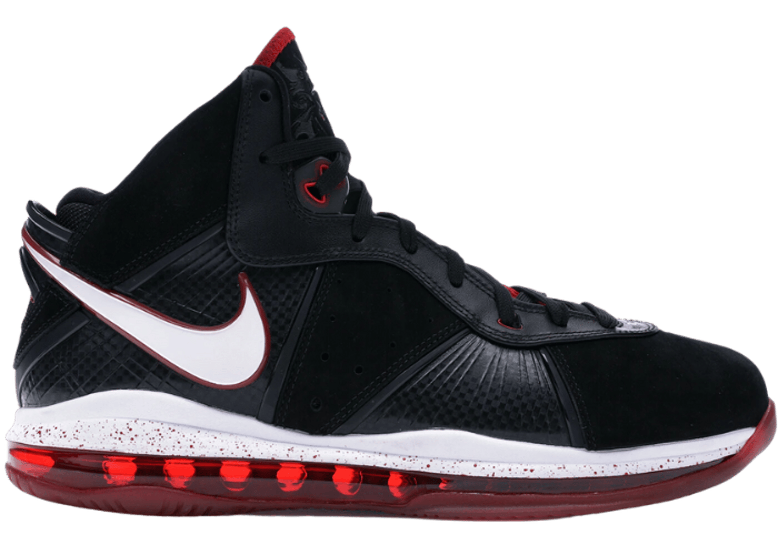Nike LeBron 8 Black/White/Red
