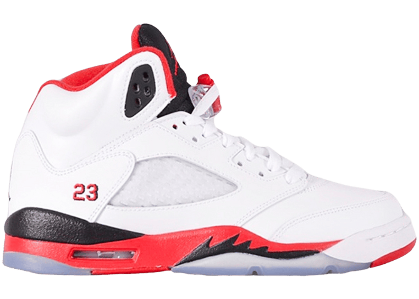 Air Jordan 5 Retro Fire Red Black Tongue 2013 GS 440888 120