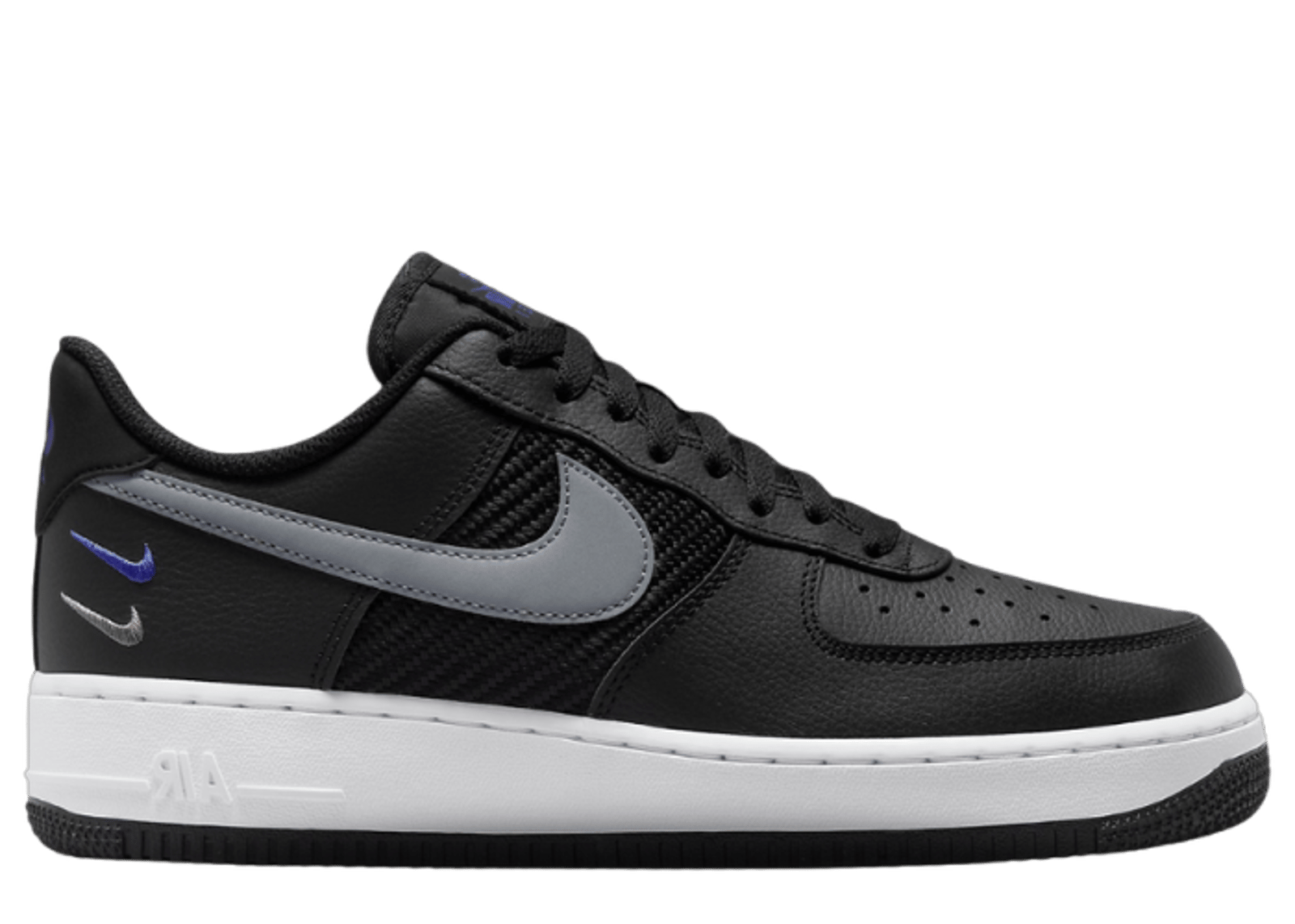 Nike Air Force 1 Low Black Flat Pewter Midnight Navy