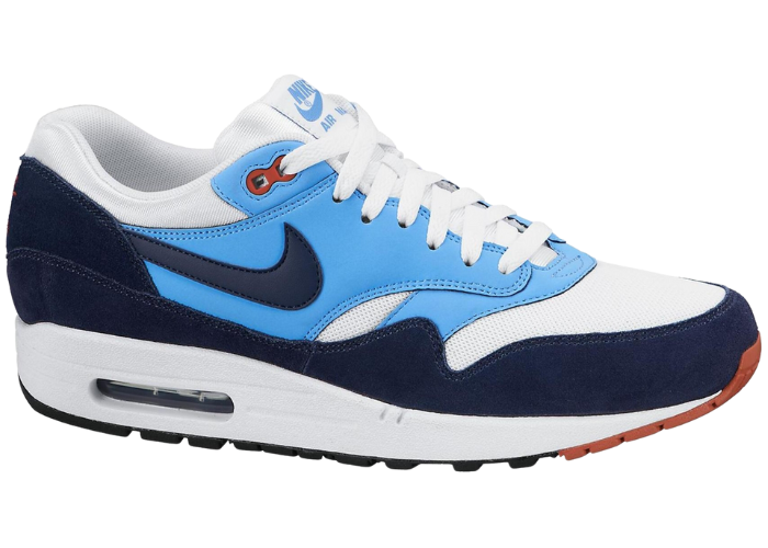 Nike Air Max 1 White Midnight Navy