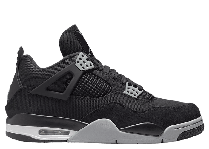 Air Jordan 4 Black Canvas