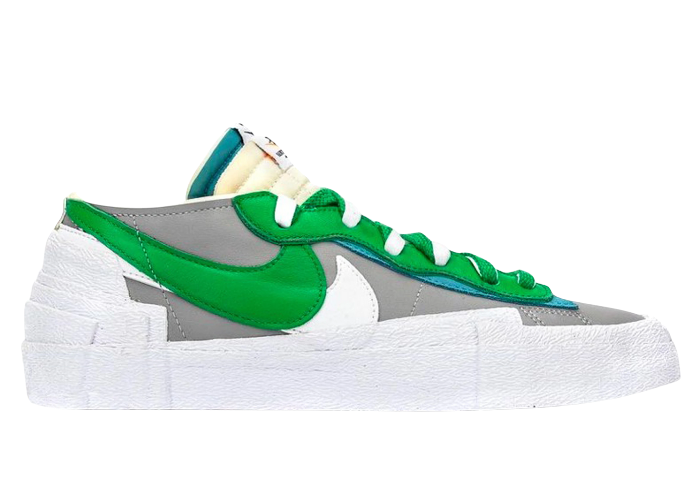 Nike Blazer Low sacai Medium Gray Classic Green