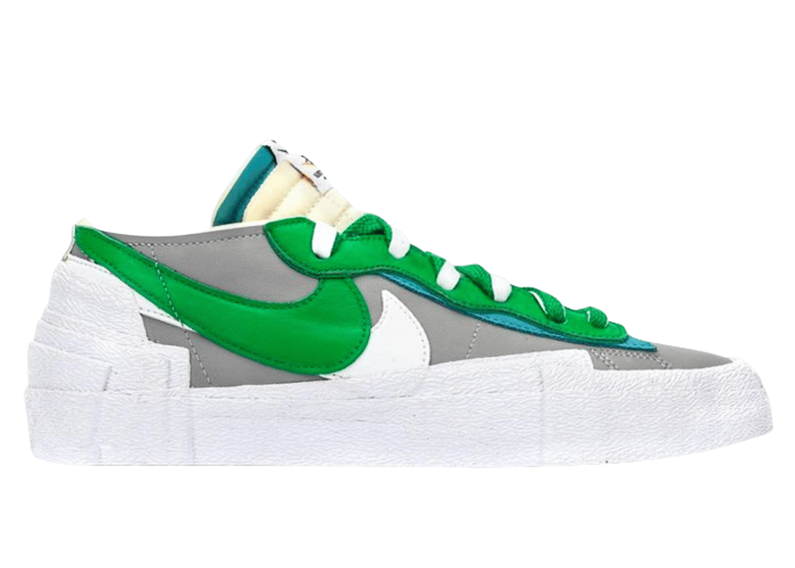 Nike Blazer Low sacai Medium Gray Classic Green