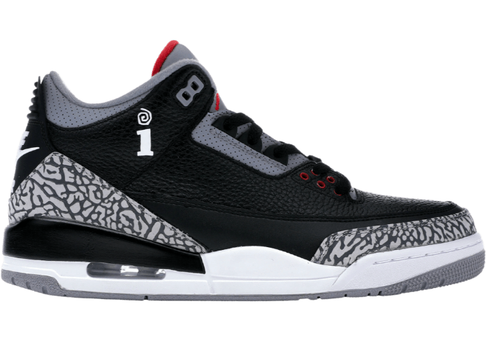 Jordan 3 Retro Interscope Records Black Cement