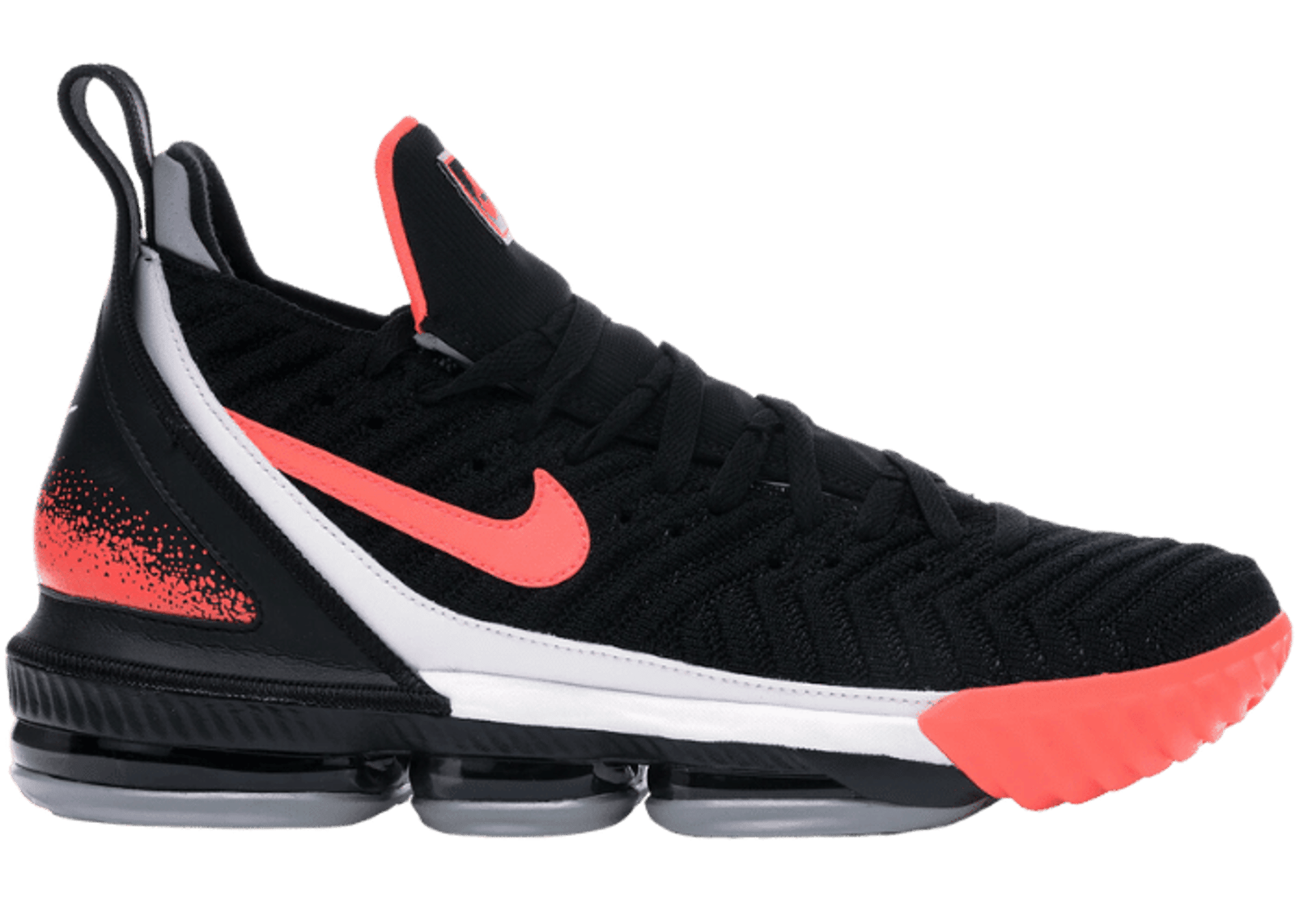 Nike LeBron 16 Black Hot Lava