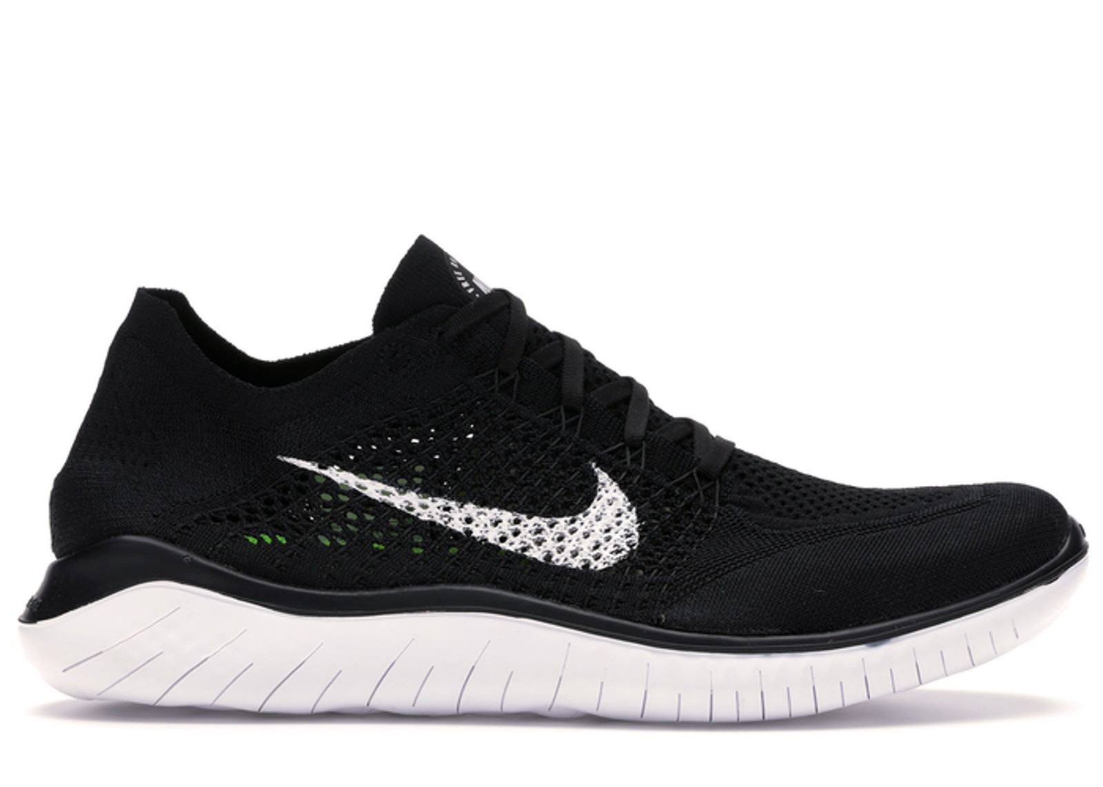 Nike Free RN Flyknit 2018 Black White