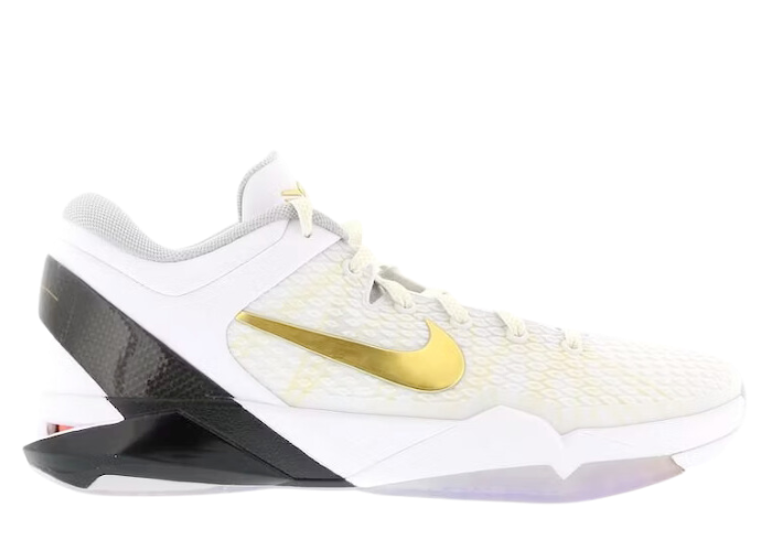 Nike Kobe 7 ホワイト/ゴールド DS NIKE AIR ZOOM KOBE 7 VII WHITE ELITE CARBON FIBER sz 9.5