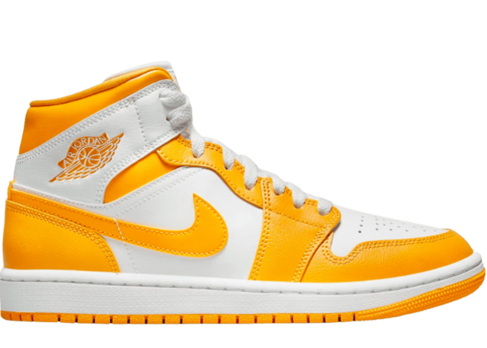 Jordan 1 Mid White Yellow (W)