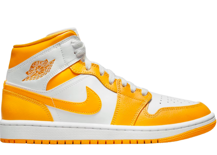 Jordan 1 Mid White Yellow (W)