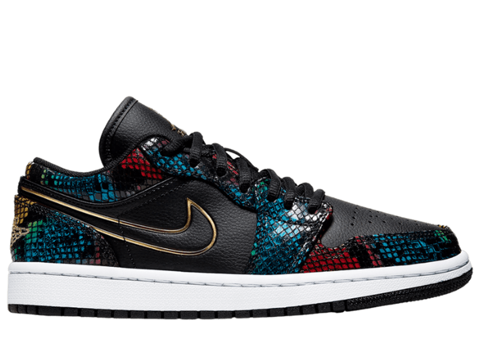 Jordan 1 Low Multicolor Snakeskin (2020) (W)