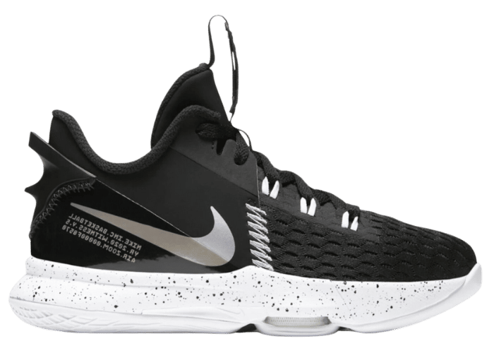 Nike LeBron Witness 5 Black Metallic Silver (GS)