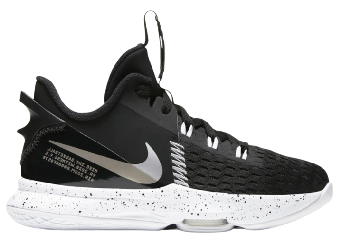 Nike LeBron Witness 5 Black Metallic Silver (GS)