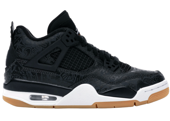 Air Jordan 4 Retro Laser Black Gum (GS)