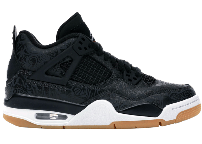 Air Jordan 4 Retro Laser Black Gum (GS)
