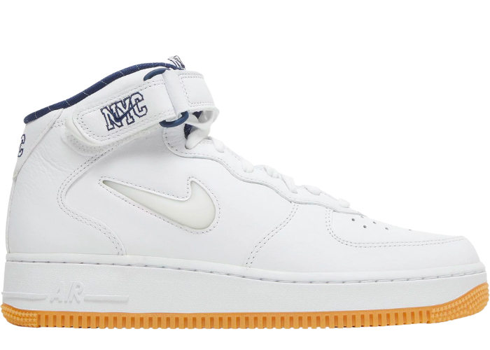 Nike Air Force 1 Mid QS Jewel NYC White Midnight Navy