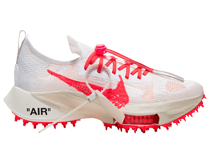 Nike Air Zoom Tempo NEXT% Off White White Solar Red - CV0697-100