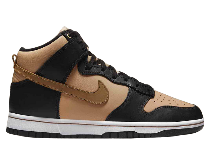 Nike Dunk High LXX Black Flax Vachetta Tan (W)