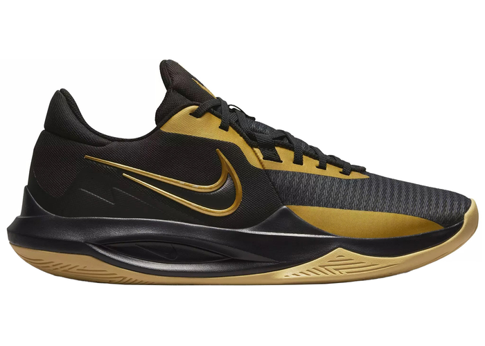 Nike Precision 6 Black Metallic Gold