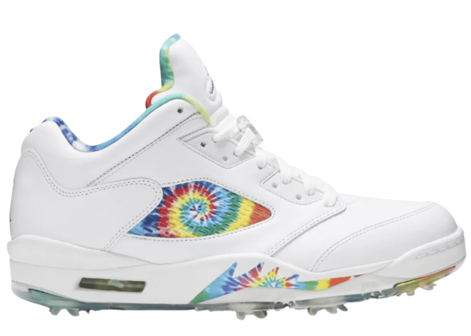Jordan 5 Retro Low Golf Tie Dye - CW4205-100 Raffles & Where Jordan 5 Retro Low Golf Tie Dye - CW4205-100 Raffles & Where