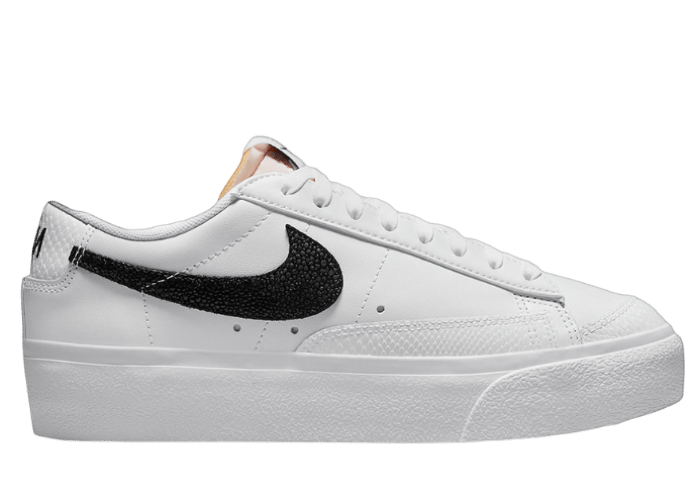 Nike Blazer Low Platform Reptile White Black (W)